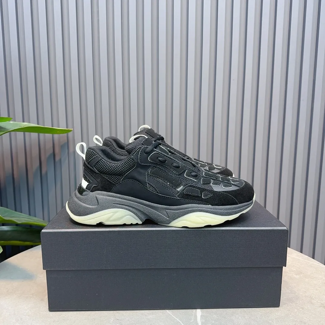 Men's shoes 💰740💰 AMIRI AMIRI fashion brand hot sale 🔥 Available all year round ✅ Official website synchronization Imported fabrics 1⃣️ vs 1⃣️ replica, original factory special original sole, 38-45 (38.45. Non-refundable)